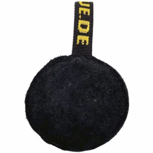 Bijtkussen Leer Discus met lusje 1659