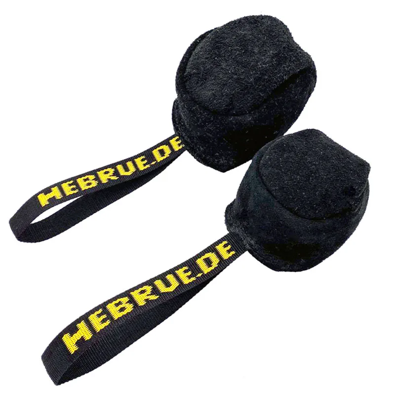 Leren bal met handlus 12cm dubbel 2002