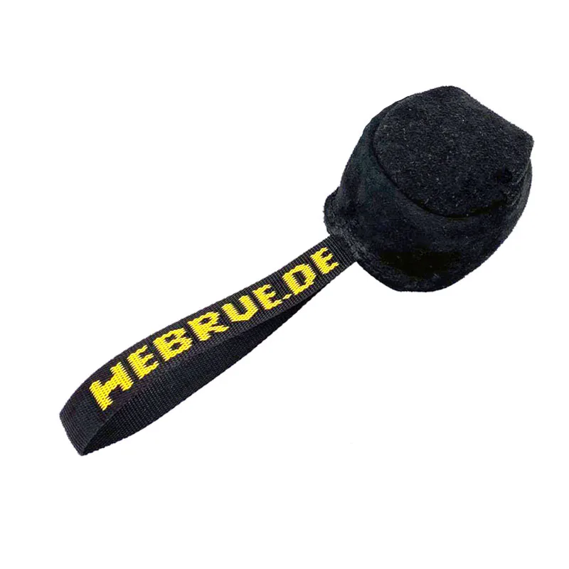 Leren bal met handlus 12cm enkel 2002