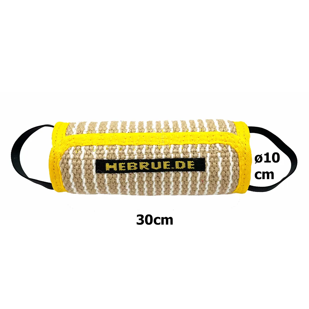Hebrü Bijtrol Jute 30cm met 2 grepen afmetingen