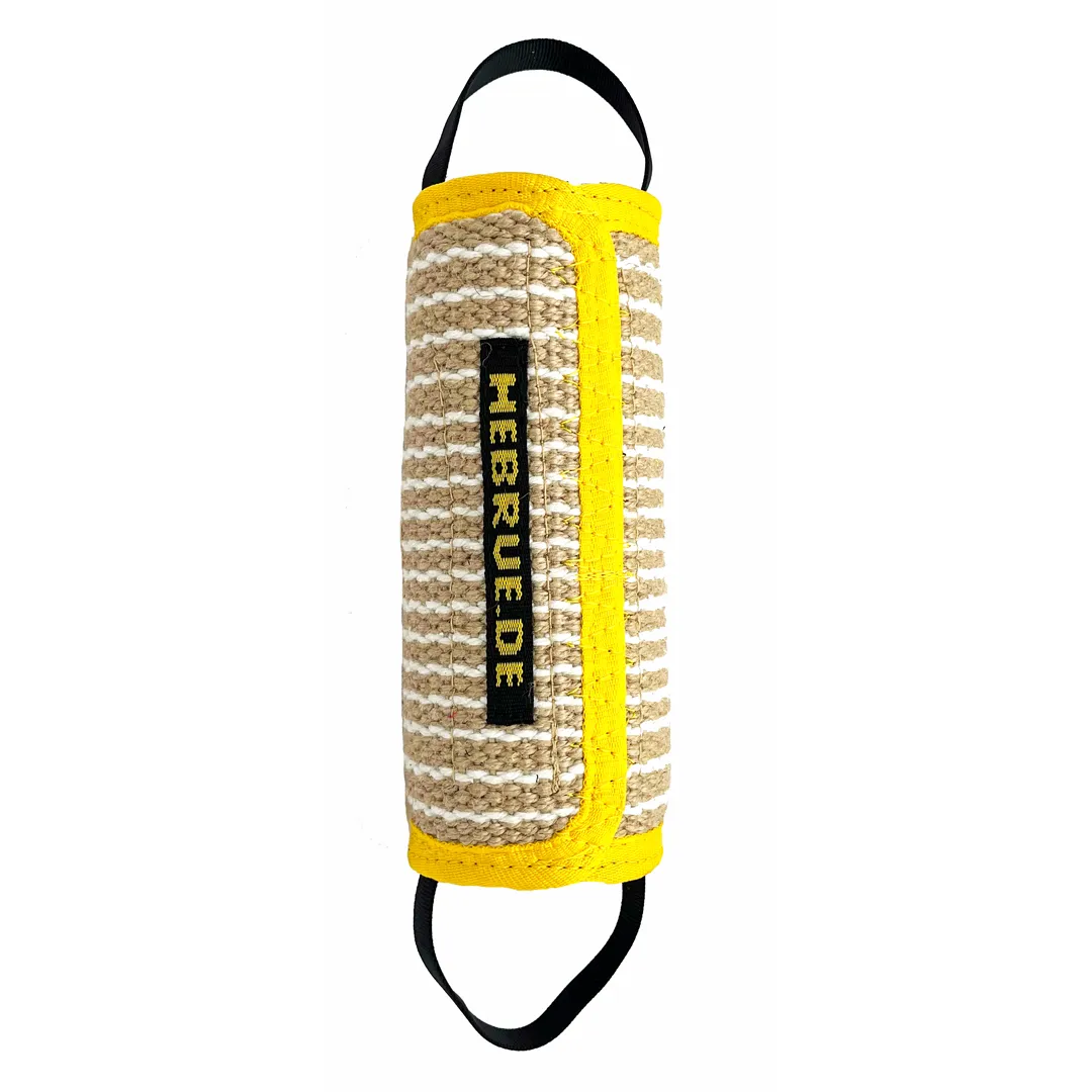 Hebrü Bijtrol Jute 30cm met 2 grepen staand