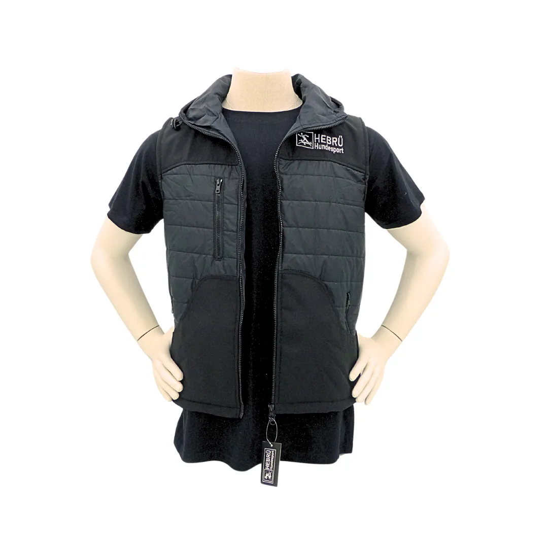 Trainingsvest Hondensport Zwart los