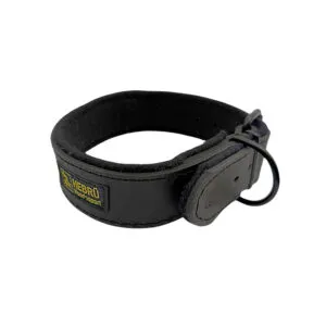 Hebrue Hetz Halsband Leer 50mm Gevoerd
