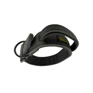 Hetz Halsband Leer 50mm Gevoerd met handvat up
