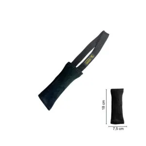 Hebrue Bijtrol Leer 18cm 1 lus maat
