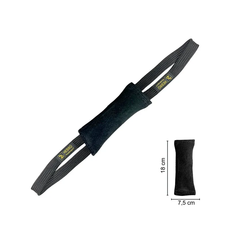 Hebrue Bijtrol Leer 18cm 2 lussen maat
