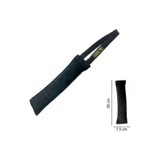 Hebrue Bijtrol Leer 28cm 1 lus maat