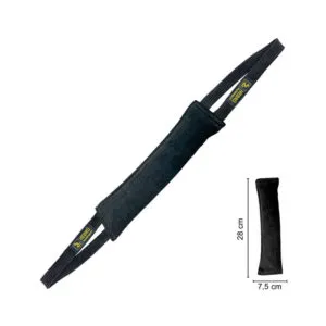 Hebrue Bijtrol Leer 28cm 2 lussen maat