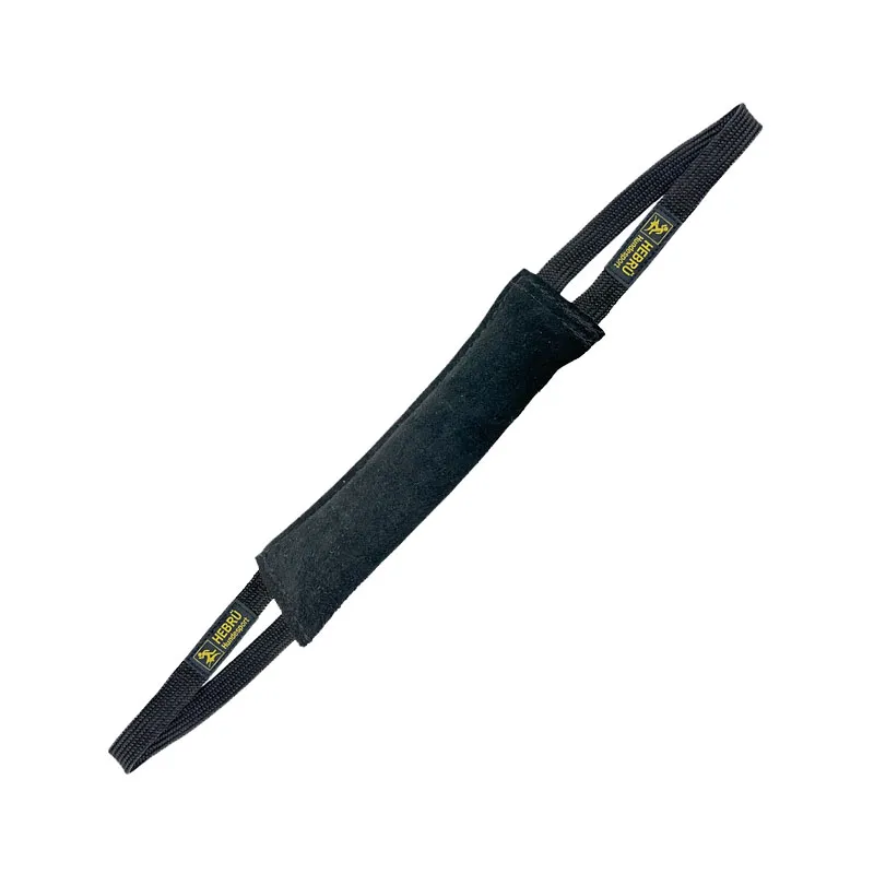 Hebrue Bijtrol Leer 28cm 2 lussen