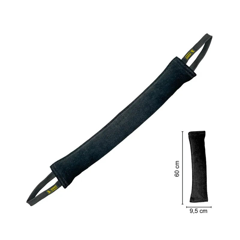 Hebrue Bijtrol Leer 60cm 2 lussen maat