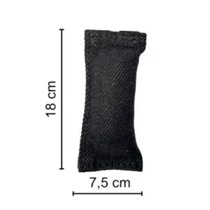 Hebrue Bijtrol Nylcott 18cm 2 lussen maat