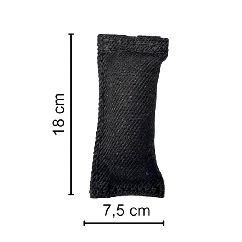 Hebrue Bijtrol Nylcott 18cm 2 lussen maat