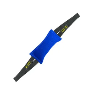 Hebrue Bijtrol Nylcott 18cm 2 lussen blauw