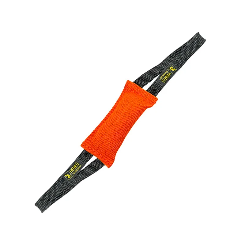 Hebrue Bijtrol Nylcott 18cm 2 lussen Oranje