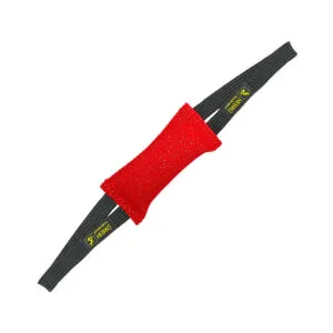 Hebrue Bijtrol Nylcott 18cm 2 lussen rood