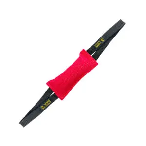 Hebrue Bijtrol Nylcott 18cm 2 lussen roze