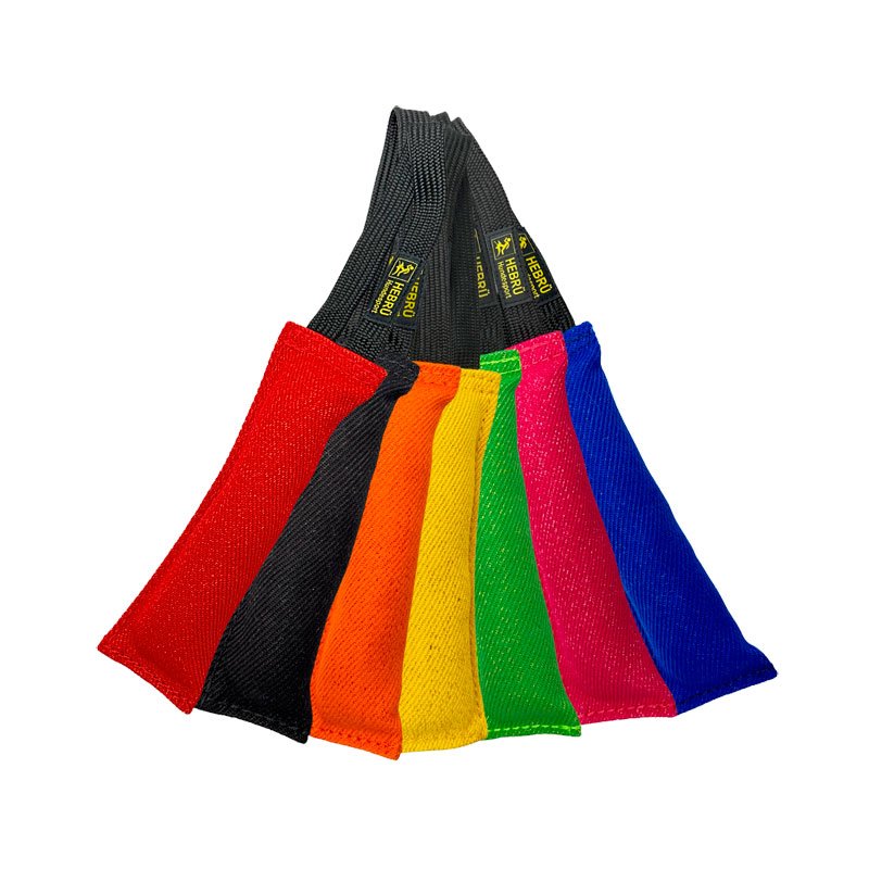 Hebrue Bijtrol Nylcott 28cm 2 lussen Kleur