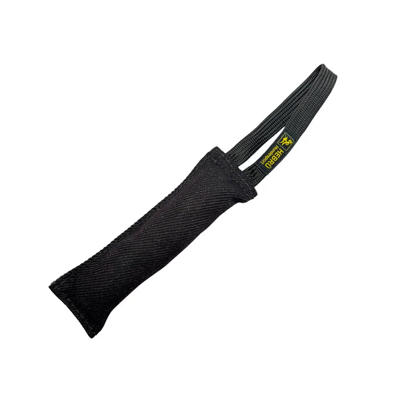 Hebrue Bijtrol Nylcott 28cm 2 lussen Zwart