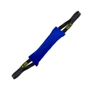 Hebrue Bijtrol Nylcott 28cm 2 lussen blauw