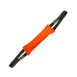Hebrue Bijtrol Nylcott 28cm 2 lussen Oranje
