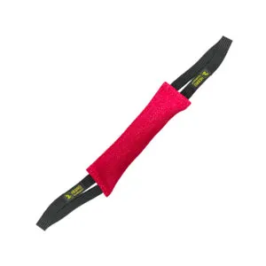 Hebrue Bijtrol Nylcott 28cm 2 lussen Roze